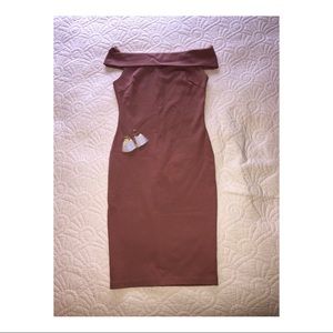 Over the shoulder dress